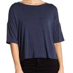 Project Social T elbow length pocket tee